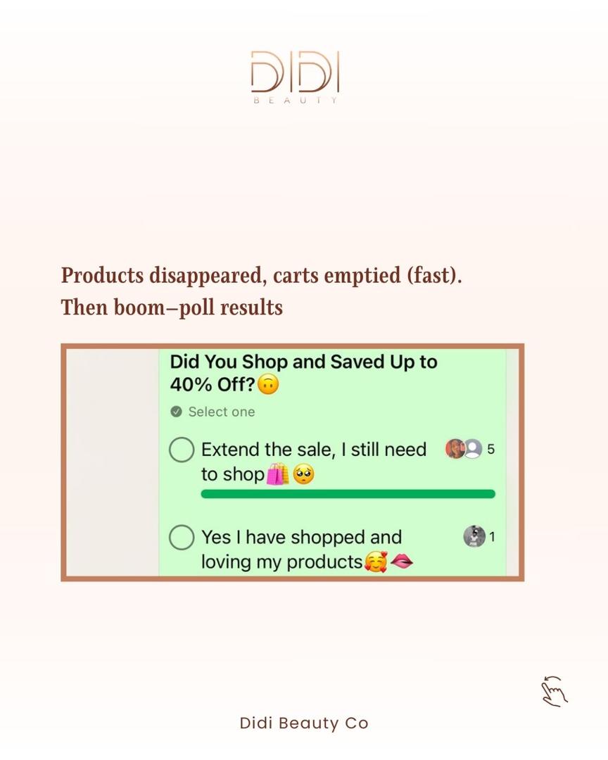 The Comeback Sale You Don’t Want to Miss at Didi Beauty
