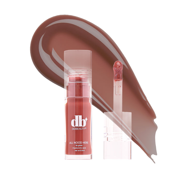 All Nood Here Lip Gloss With Hyaluronic Acid (Rebrand)