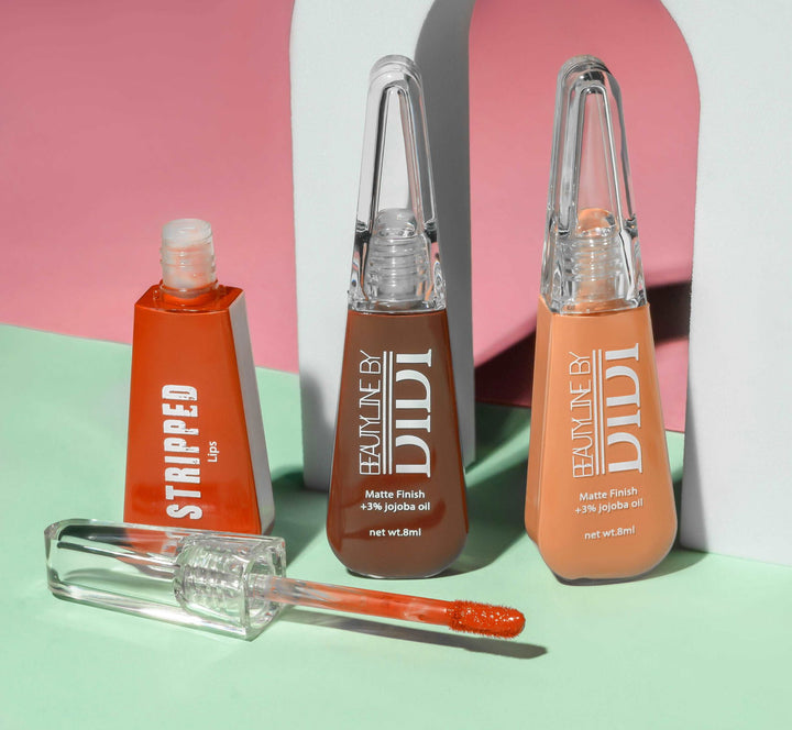 Stripped Matte Liquid Lipstick - Didi Beauty Ng 
